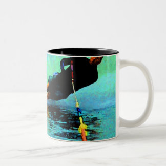 Tasse 2 Couleurs cours de slalom de waterski, oh, balise !