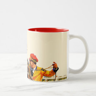 Tasse 2 Couleurs Course de harnais