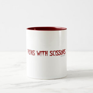 Tasse 2 Couleurs Courses avec des ciseaux