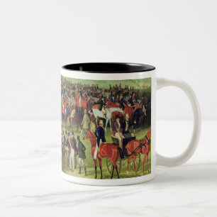 Tasse 2 Couleurs Courses d'Epsom : Le courrier de pari (huile sur
