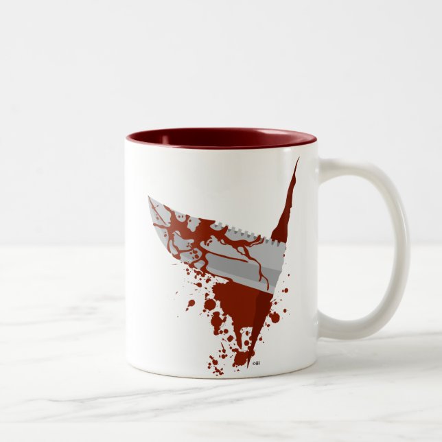 Tasse 2 Couleurs Couteau (Droit)