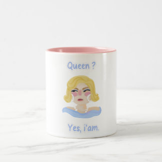 Tasse 2 Couleurs Couvercle Queen