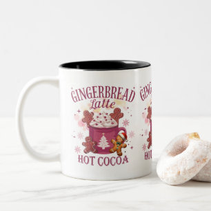 Tasse 2 Couleurs Couverture bébé Noël latte pain d'épice chaud