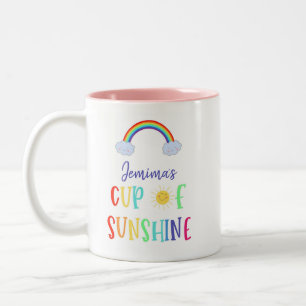 Tasse 2 Couleurs covid19 2020 sur l'arc-en-ciel pour vous!