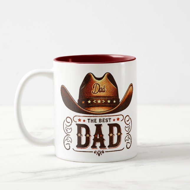 Tasse 2 Couleurs Cow-boy de l'Ouest (Gauche)