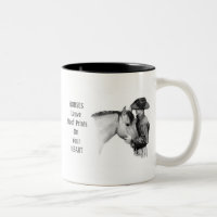 Cowboy : Chevaux : Copies de sabot : Dessin au