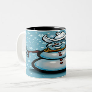Tasse 2 Couleurs Cowboy d'hiver