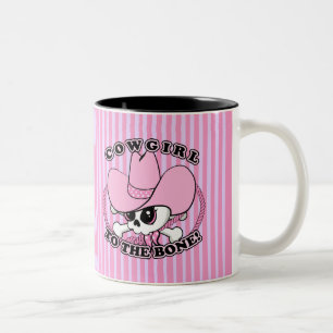 Tasse 2 Couleurs Cowgirl Skull