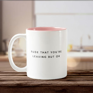 Tasse 2 Couleurs Coworker Retraite Amusante Laisser une mignonne so