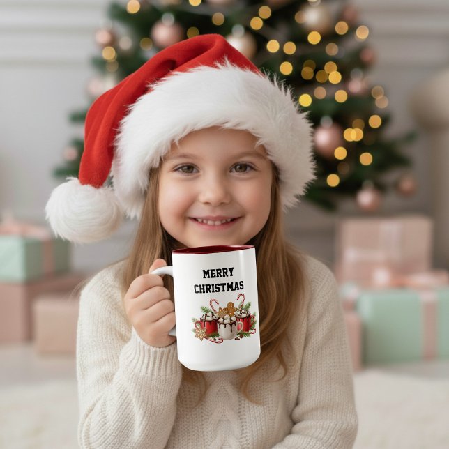 Tasse 2 Couleurs Cozy Christmas Cocoa  (Créateur téléchargé)