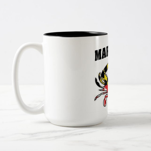 TASSE 2 COULEURS CRABES DU MARYLAND (Gauche)
