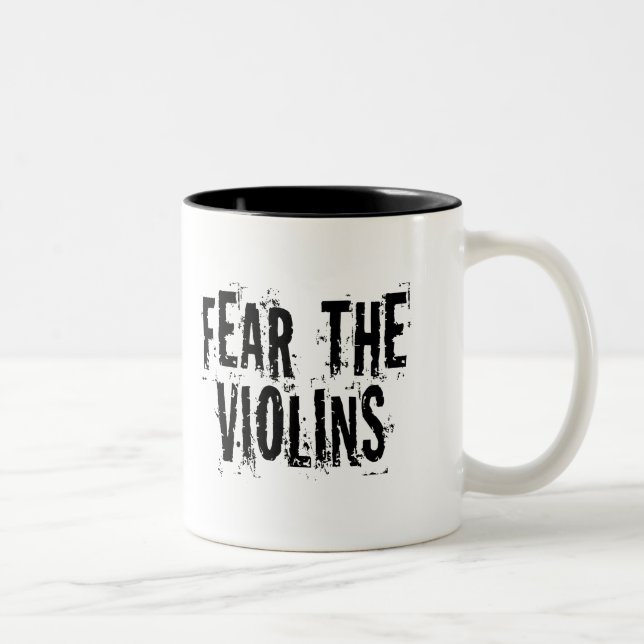 Tasse 2 Couleurs Craignez les violons (Droit)