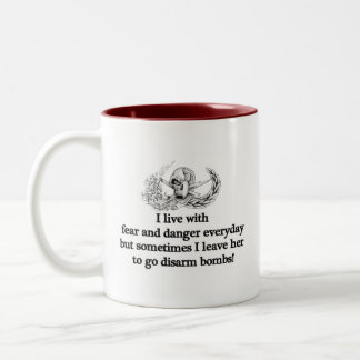 Tasse 2 Couleurs Crainte d'EOD et scrab de dander