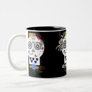 Tasse 2 Couleurs crâne