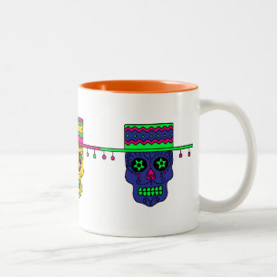 Tasse 2 Couleurs Crâne de sucre Gaucho