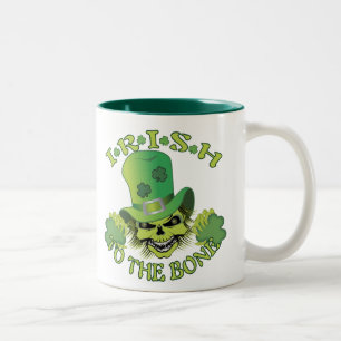 Tasse 2 Couleurs Crâne irlandais