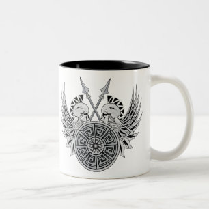 Tasse 2 Couleurs Crânes guerriers