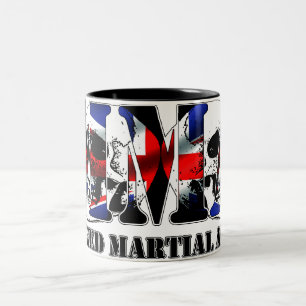 Tasse 2 Couleurs Crânes mélangés du R-U d'arts martiaux de MIXED