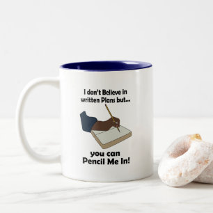 Tasse 2 Couleurs Crayonnez-nous avec humour et sarcasme