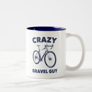 Tasse 2 Couleurs Crazy Gravel Guy Cycling