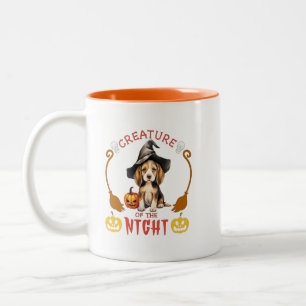Tasse 2 Couleurs Créature Du Beagle De Nuit
