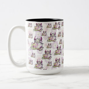 Tasse 2 Couleurs Créature monstrueuse magique de jogging heureuse