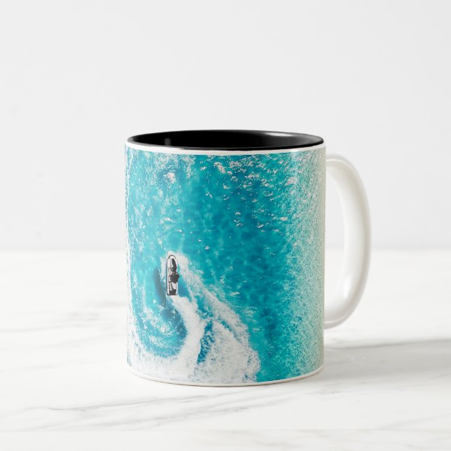 Tasse 2 Couleurs Créatures Océaniques Magnifiques (Devant droit)