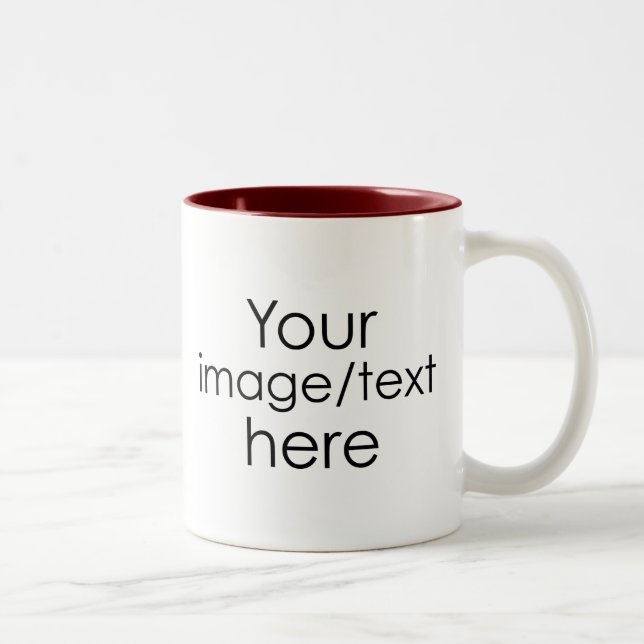 Tasse 2 Couleurs Créez vos propres (Droit)