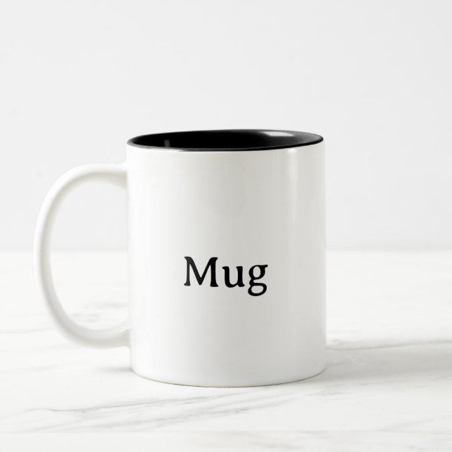 Tasse 2 Couleurs Créez votre propre 11 oz   (Gauche)