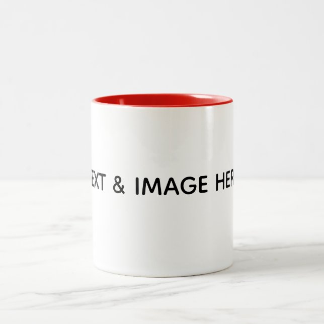 Tasse 2 Couleurs Créez votre propre blanc (Centre)