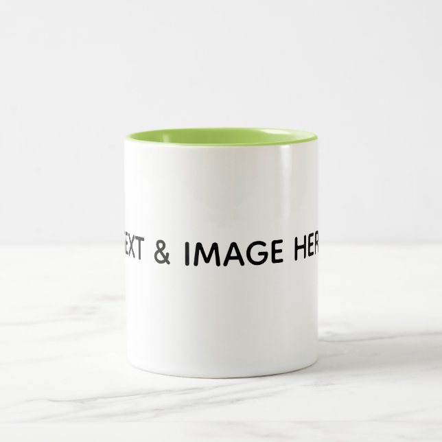 Tasse 2 Couleurs Créez votre propre blanc (Centre)