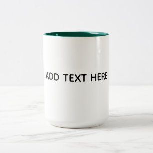Tasse 2 Couleurs Créez Votre Propre Blanc