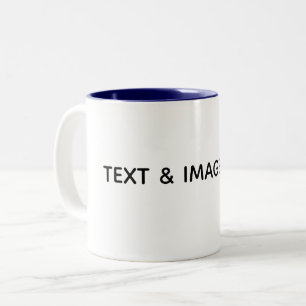 Tasse 2 Couleurs Créez votre propre blanc