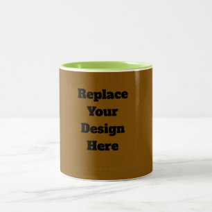 Tasse 2 Couleurs Créez Votre Propre Brun