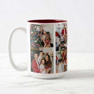 Tasse 2 Couleurs Créez Votre Propre Double Face de Famille de 8 Pho