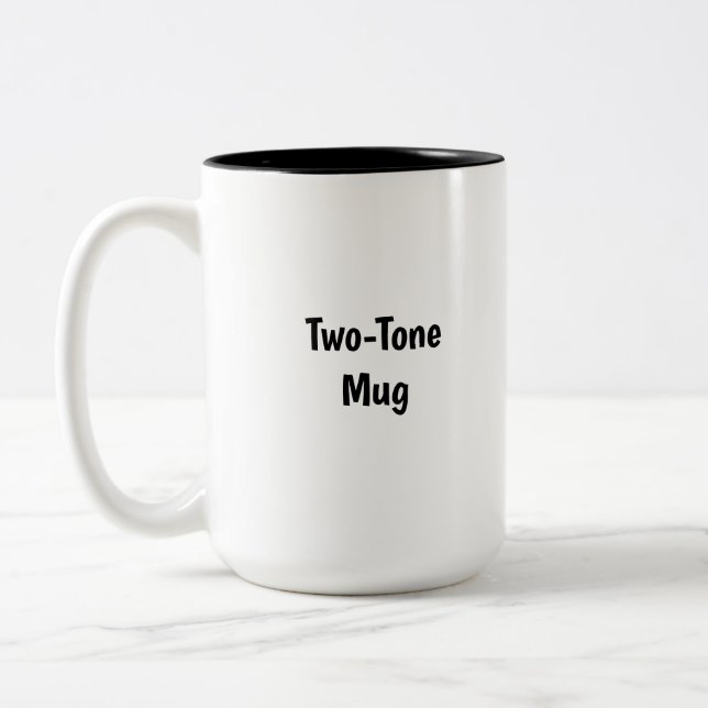 Tasse 2 Couleurs Créez Votre Propre Promotion de Marque Simple (Gauche)