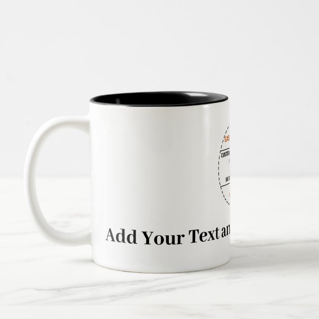 Tasse 2 Couleurs Créez Votre Propre Promotion de Marque Simple (Gauche)