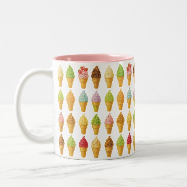 Tasse 2 Couleurs Crème glacée (Gauche)