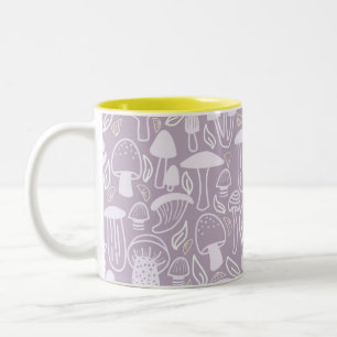 Tasse 2 Couleurs Crème grise aux champignons