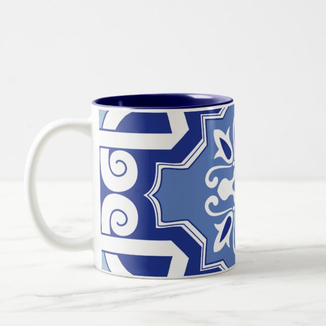 Tasse 2 Couleurs Crest méditerranéen (Gauche)