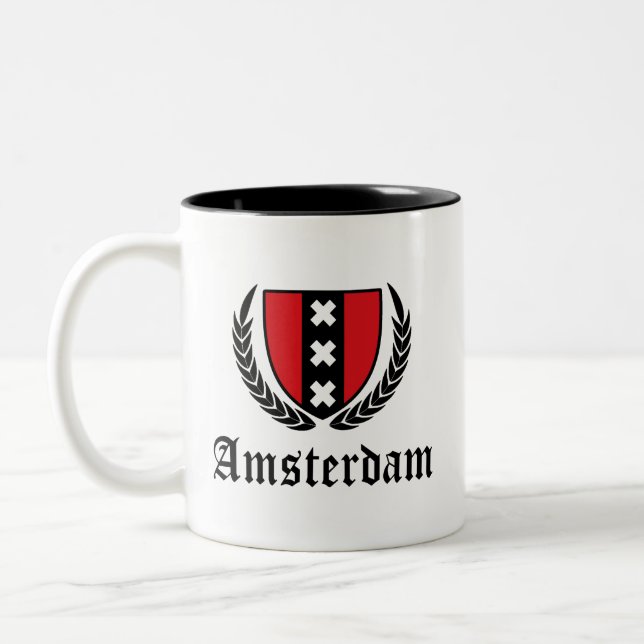 Tasse 2 Couleurs Crête d'Amsterdam (Gauche)