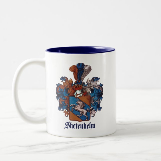 Tasse 2 Couleurs Crête de famille ancestrale pour Shetenhelm (Gauche)