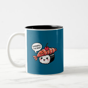 Tasse 2 Couleurs creuser le meilleur kawaii sushi
