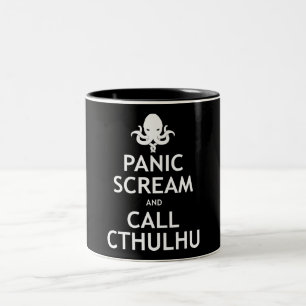 Tasse 2 Couleurs Cri perçant et appel Cthulhu de panique
