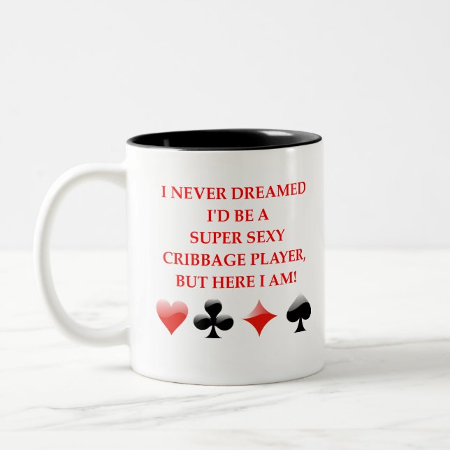 TASSE 2 COULEURS CRIBBAGE (Gauche)