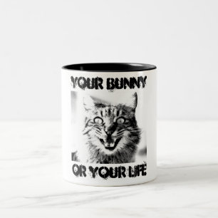 Tasse 2 Couleurs Criminels De Chat Votre Lapin Ou Votre Porte De Vi