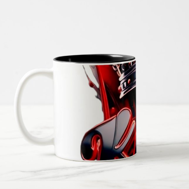 Tasse 2 Couleurs Crimson King Silver Crown - Urban Streetwear Editi (Gauche)