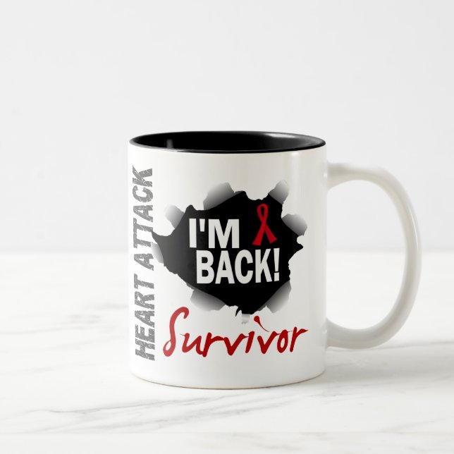 Tasse 2 Couleurs Crise cardiaque du survivant 7 (Droit)