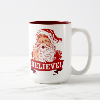 Tasse 2 Couleurs Croire Au Père Noël
