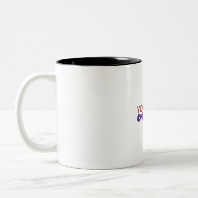 Tasse 2 Couleurs Crois en toi-même (Gauche)